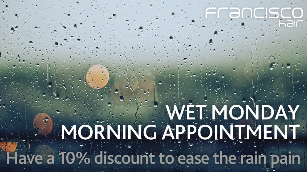 rainy day discount promotion